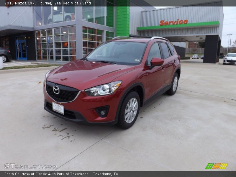 Zeal Red Mica / Sand 2013 Mazda CX-5 Touring