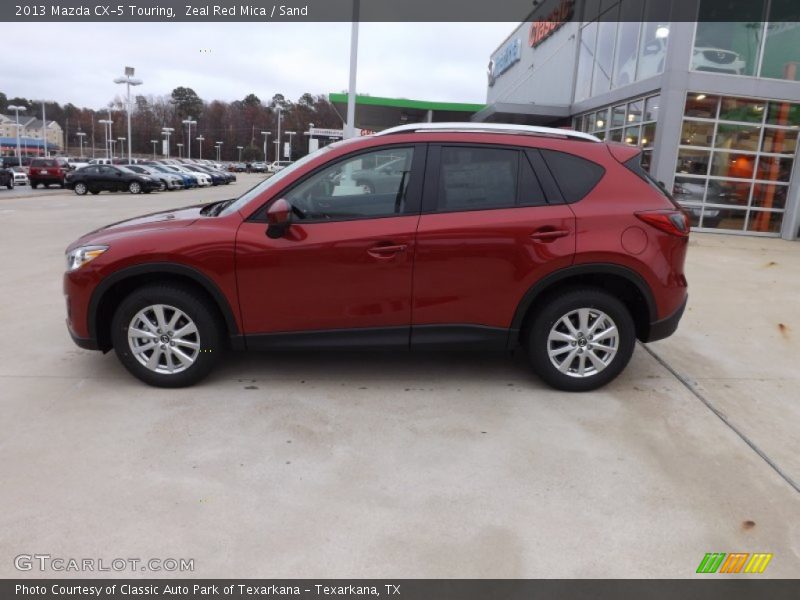 Zeal Red Mica / Sand 2013 Mazda CX-5 Touring