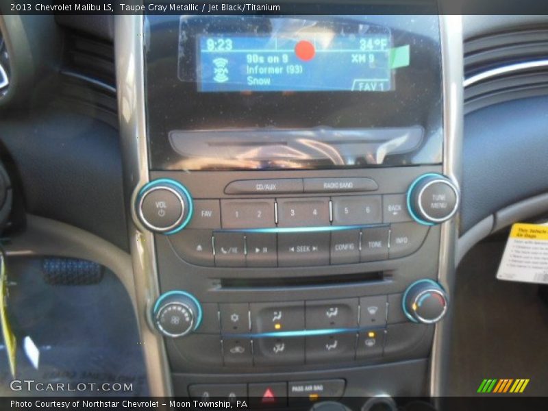 Taupe Gray Metallic / Jet Black/Titanium 2013 Chevrolet Malibu LS