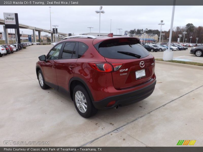 Zeal Red Mica / Sand 2013 Mazda CX-5 Touring