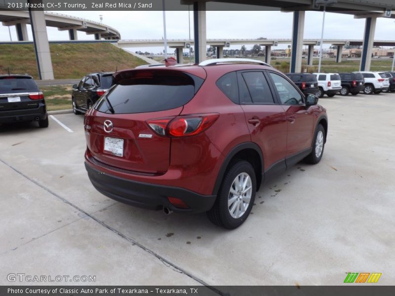Zeal Red Mica / Sand 2013 Mazda CX-5 Touring