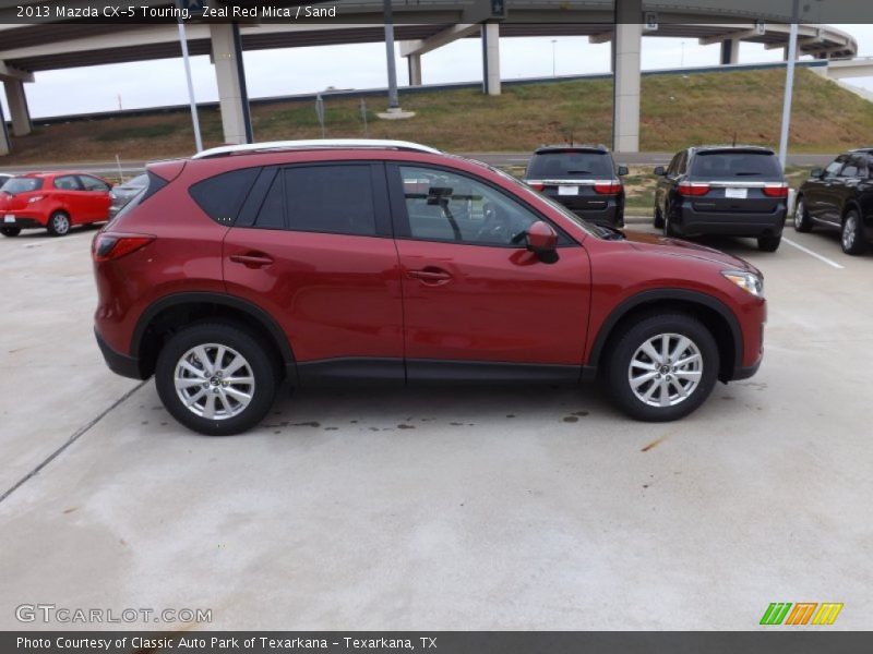 Zeal Red Mica / Sand 2013 Mazda CX-5 Touring