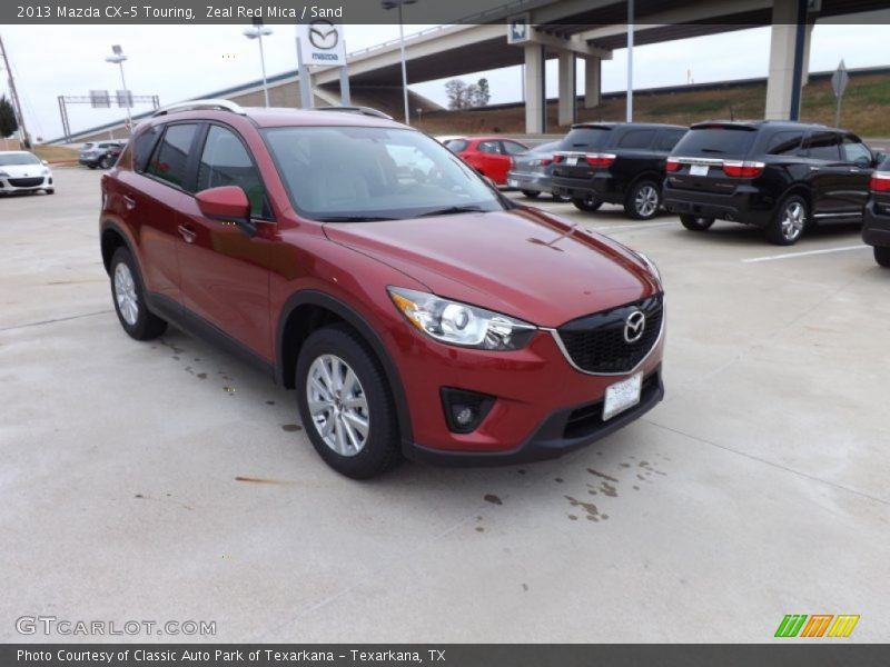 Zeal Red Mica / Sand 2013 Mazda CX-5 Touring
