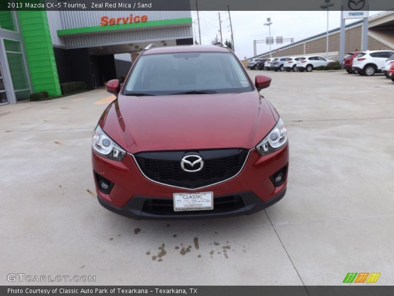 Zeal Red Mica / Sand 2013 Mazda CX-5 Touring