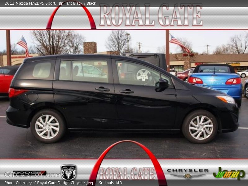 Brilliant Black / Black 2012 Mazda MAZDA5 Sport