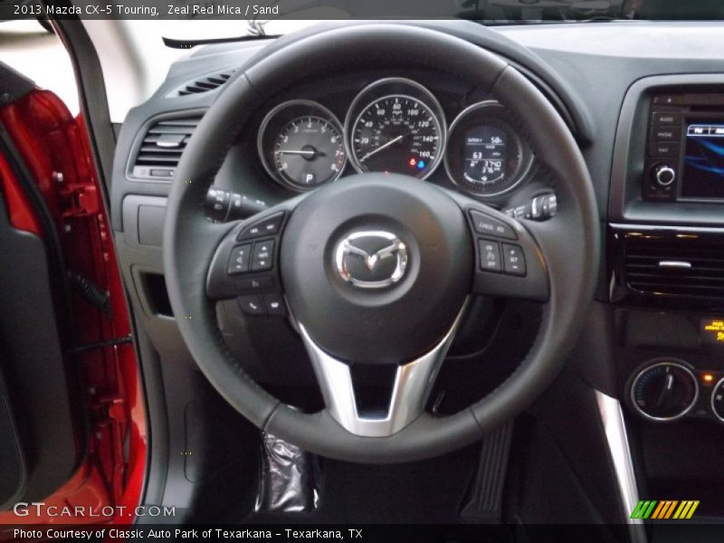 Zeal Red Mica / Sand 2013 Mazda CX-5 Touring