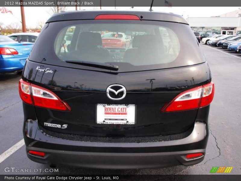Brilliant Black / Black 2012 Mazda MAZDA5 Sport