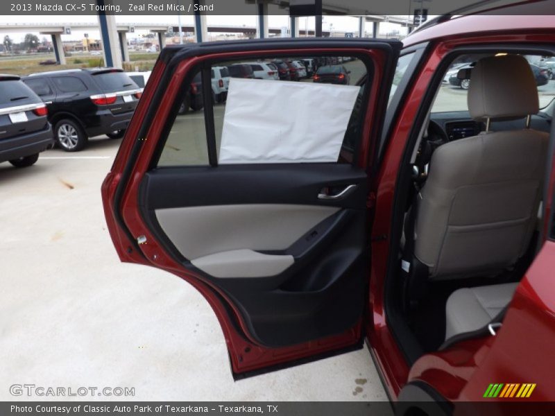 Zeal Red Mica / Sand 2013 Mazda CX-5 Touring