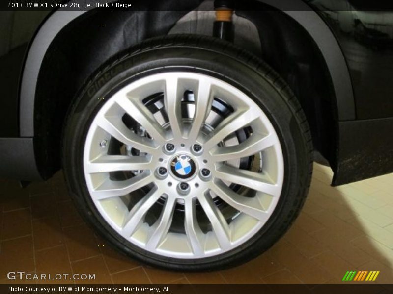 Jet Black / Beige 2013 BMW X1 sDrive 28i