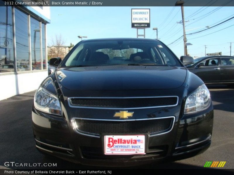 Black Granite Metallic / Ebony 2012 Chevrolet Malibu LT