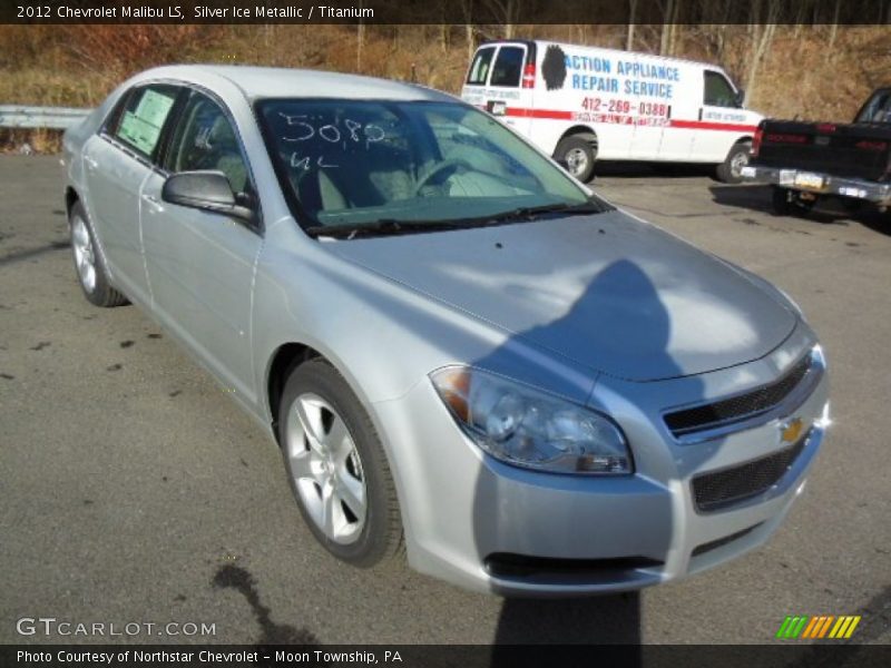 Silver Ice Metallic / Titanium 2012 Chevrolet Malibu LS