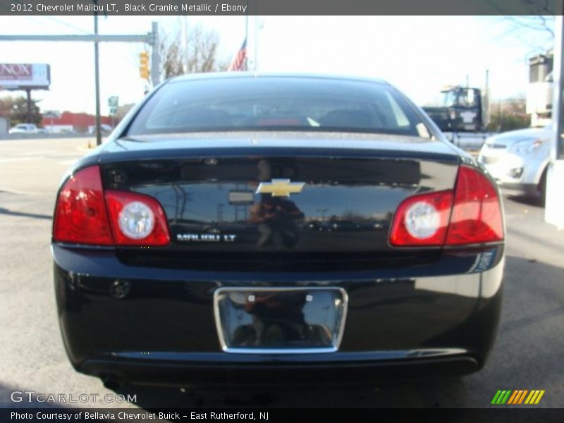 Black Granite Metallic / Ebony 2012 Chevrolet Malibu LT