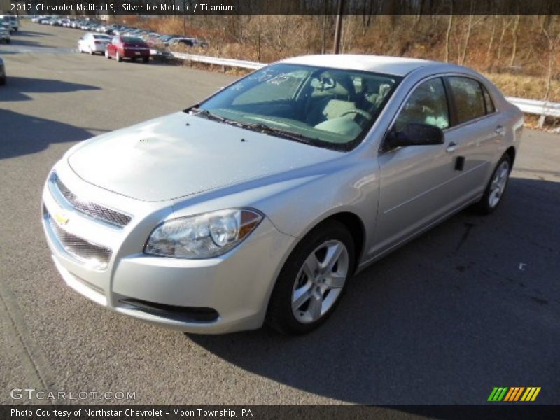 Silver Ice Metallic / Titanium 2012 Chevrolet Malibu LS