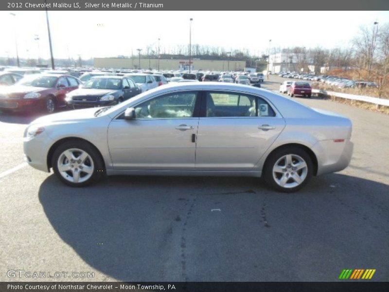 Silver Ice Metallic / Titanium 2012 Chevrolet Malibu LS