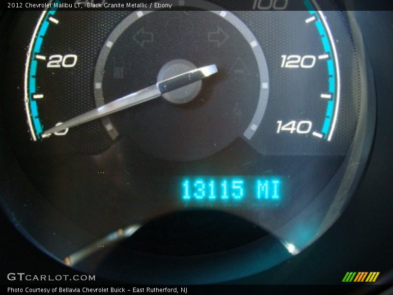 Black Granite Metallic / Ebony 2012 Chevrolet Malibu LT