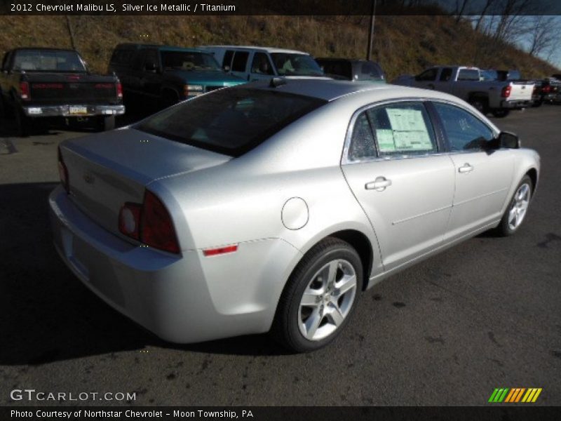 Silver Ice Metallic / Titanium 2012 Chevrolet Malibu LS