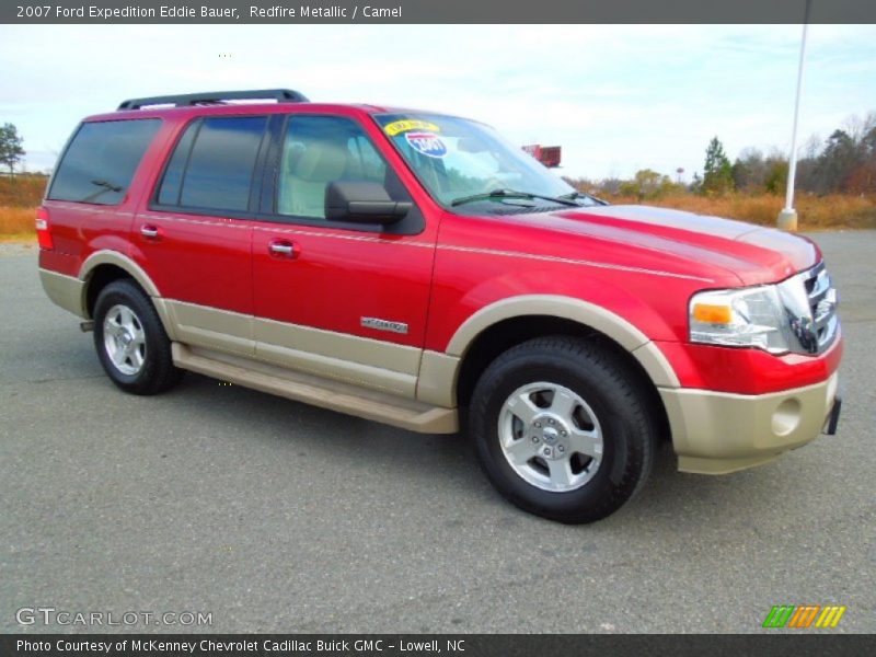 Redfire Metallic / Camel 2007 Ford Expedition Eddie Bauer