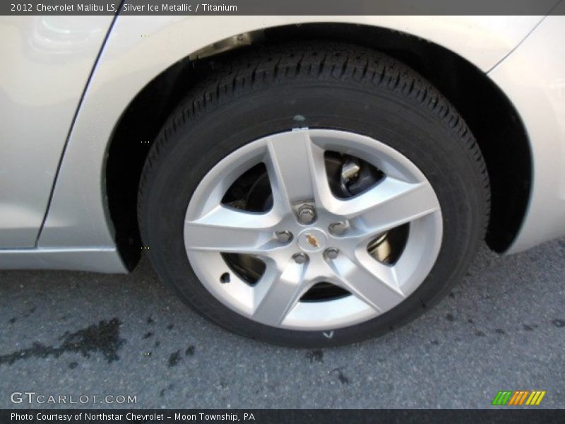 Silver Ice Metallic / Titanium 2012 Chevrolet Malibu LS