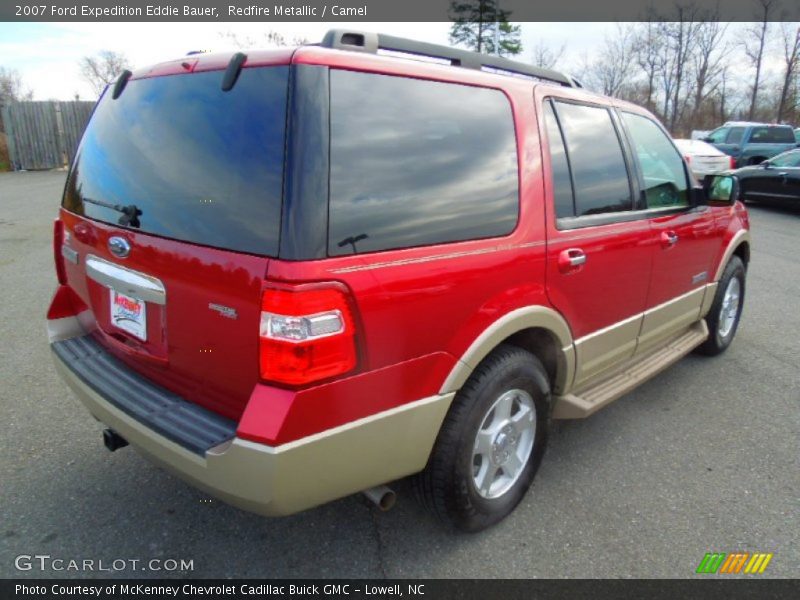 Redfire Metallic / Camel 2007 Ford Expedition Eddie Bauer