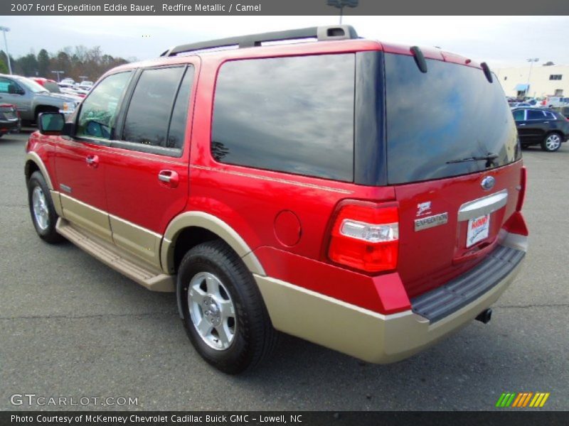 Redfire Metallic / Camel 2007 Ford Expedition Eddie Bauer
