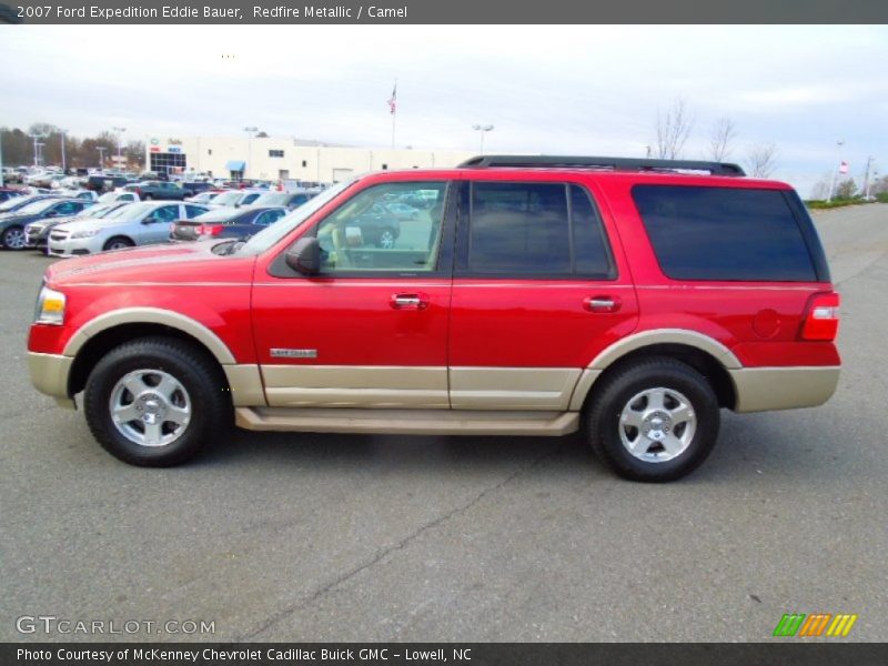 Redfire Metallic / Camel 2007 Ford Expedition Eddie Bauer