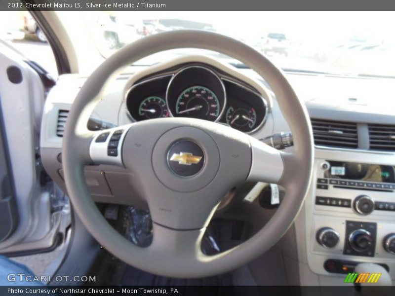 Silver Ice Metallic / Titanium 2012 Chevrolet Malibu LS