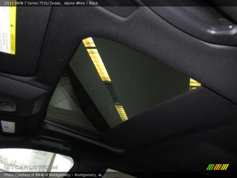 Alpine White / Black 2013 BMW 7 Series 750Li Sedan