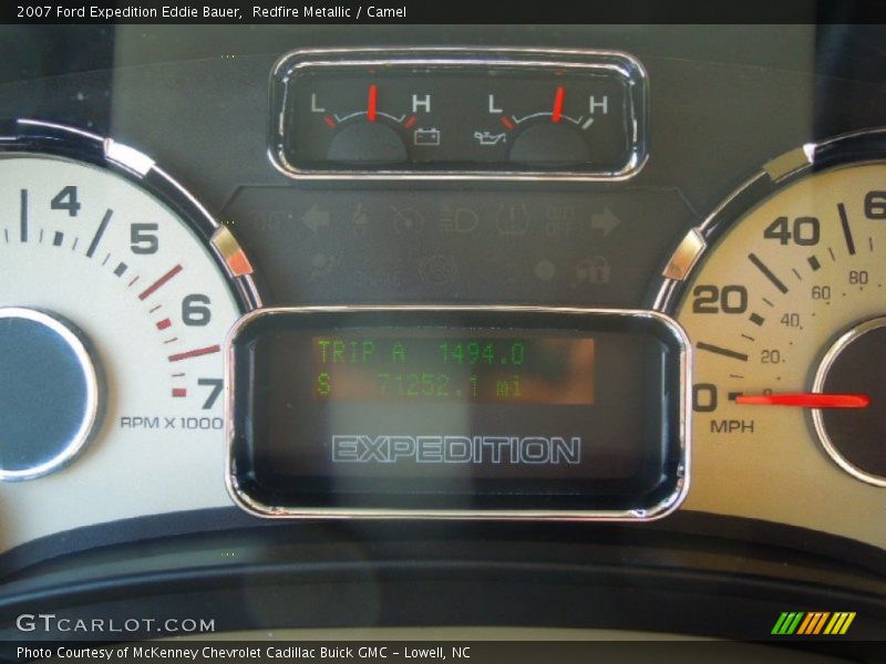 Redfire Metallic / Camel 2007 Ford Expedition Eddie Bauer