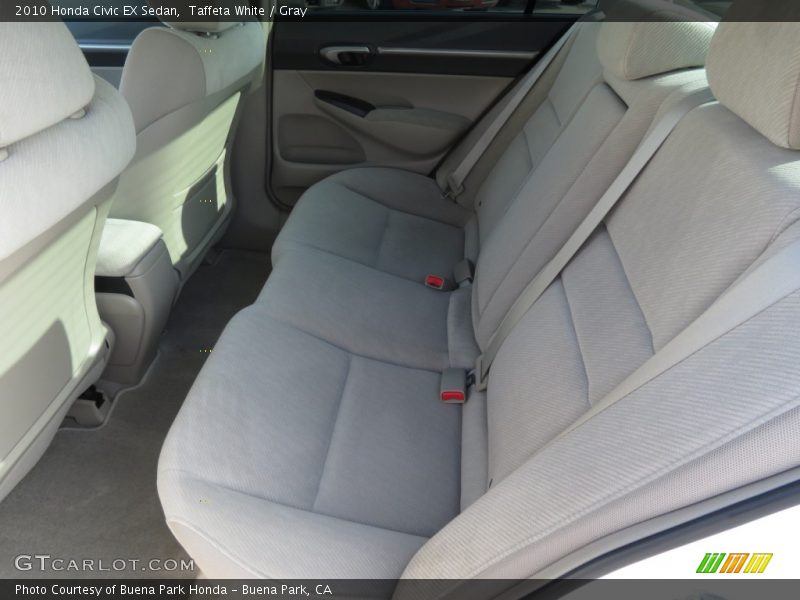 Taffeta White / Gray 2010 Honda Civic EX Sedan