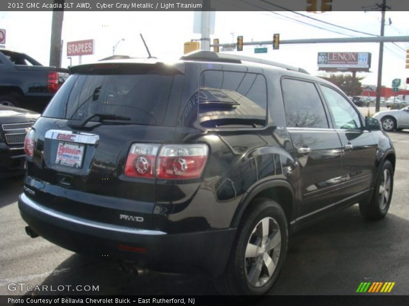 Cyber Gray Metallic / Light Titanium 2012 GMC Acadia SLT AWD