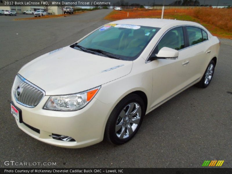 White Diamond Tricoat / Cashmere 2012 Buick LaCrosse FWD