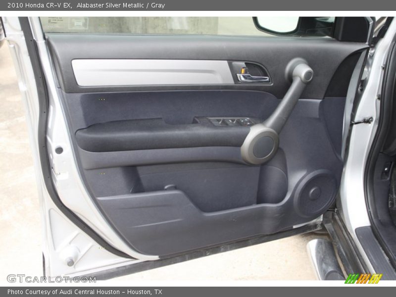 Alabaster Silver Metallic / Gray 2010 Honda CR-V EX
