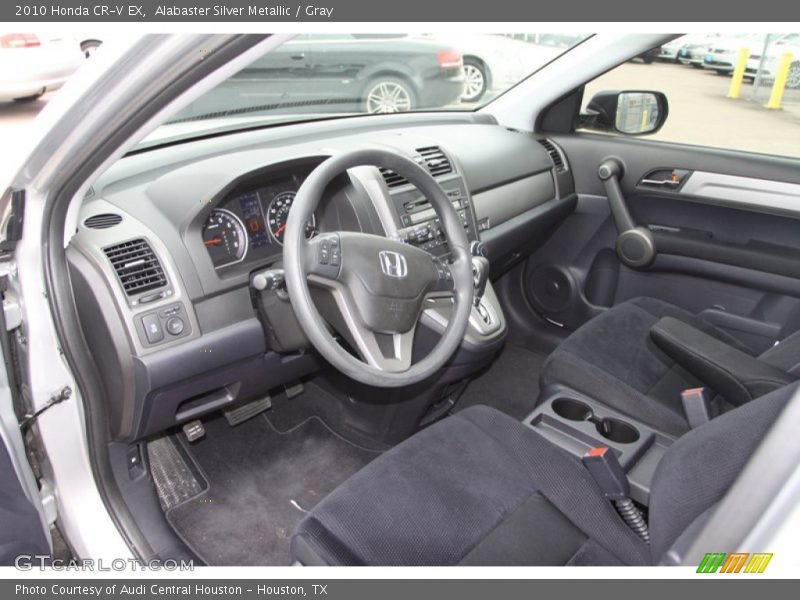 Alabaster Silver Metallic / Gray 2010 Honda CR-V EX