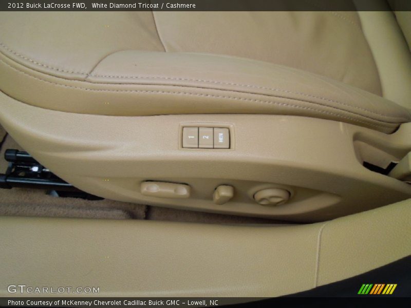 White Diamond Tricoat / Cashmere 2012 Buick LaCrosse FWD