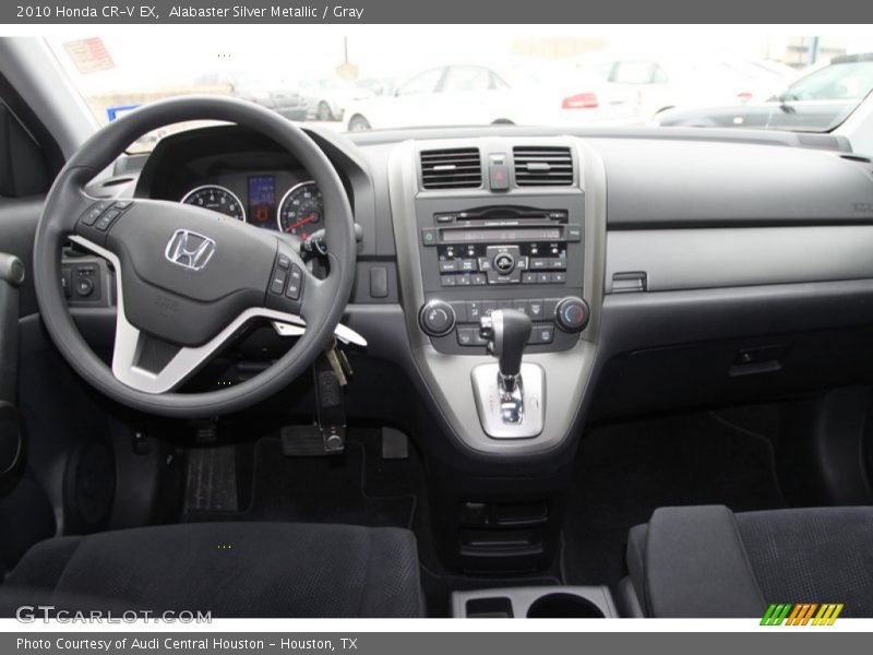 Alabaster Silver Metallic / Gray 2010 Honda CR-V EX