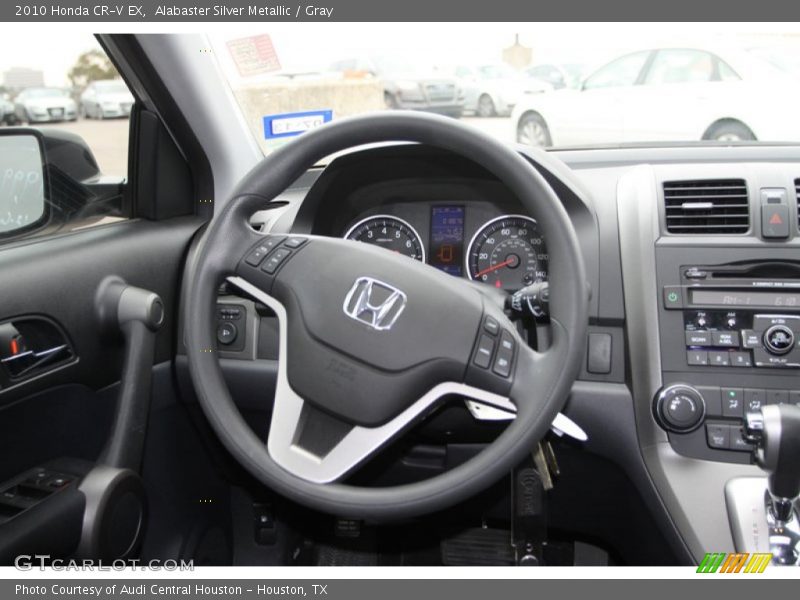Alabaster Silver Metallic / Gray 2010 Honda CR-V EX