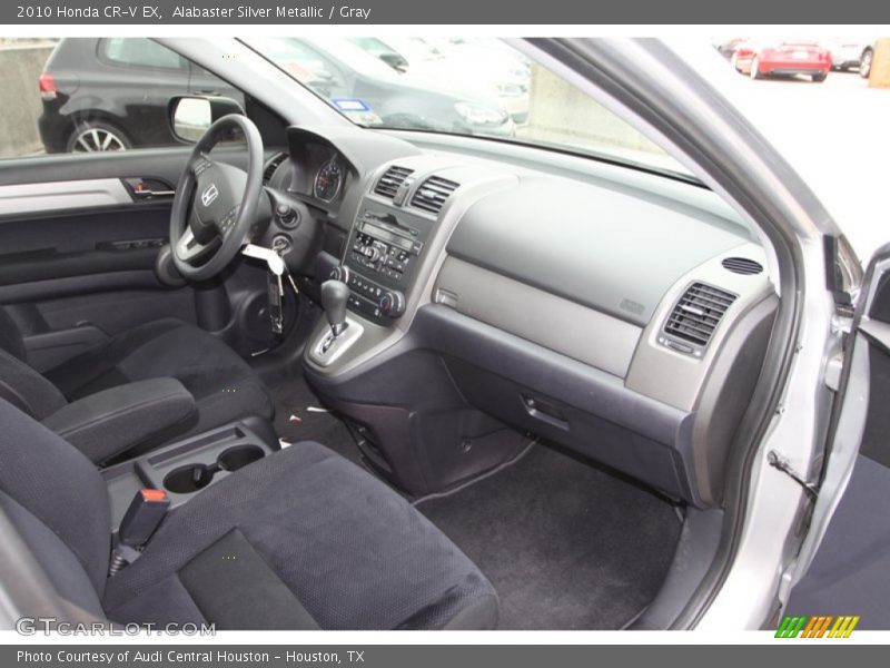 Alabaster Silver Metallic / Gray 2010 Honda CR-V EX
