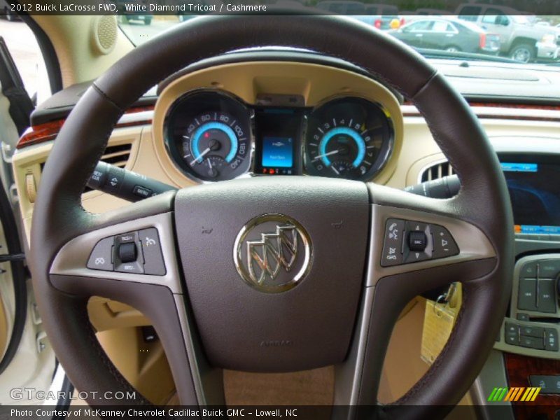 White Diamond Tricoat / Cashmere 2012 Buick LaCrosse FWD