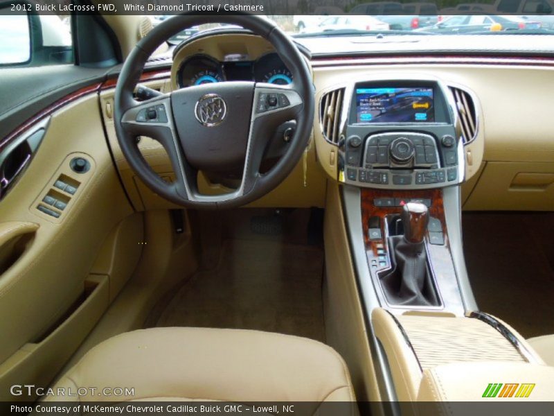 White Diamond Tricoat / Cashmere 2012 Buick LaCrosse FWD