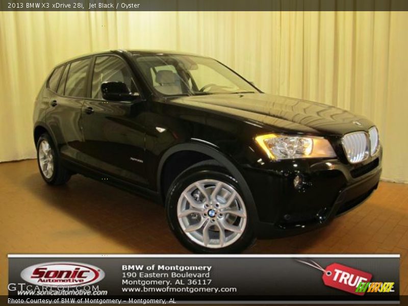 Jet Black / Oyster 2013 BMW X3 xDrive 28i