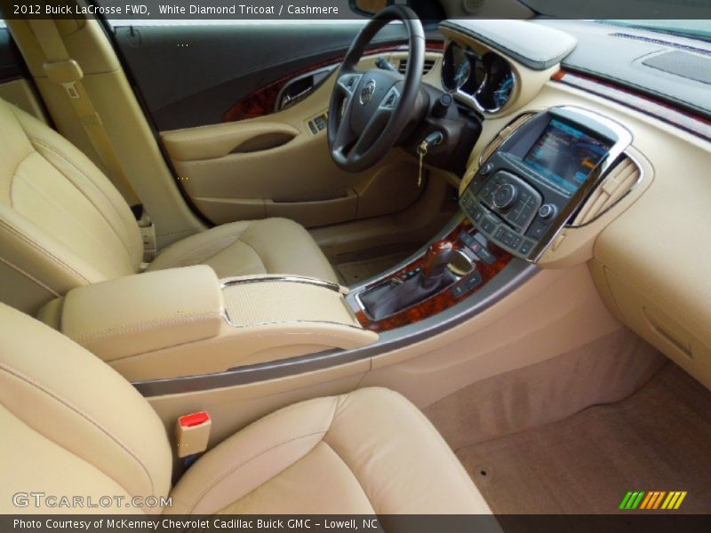 White Diamond Tricoat / Cashmere 2012 Buick LaCrosse FWD