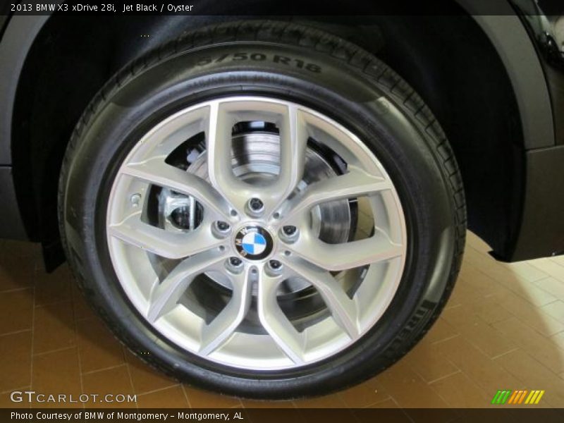 Jet Black / Oyster 2013 BMW X3 xDrive 28i