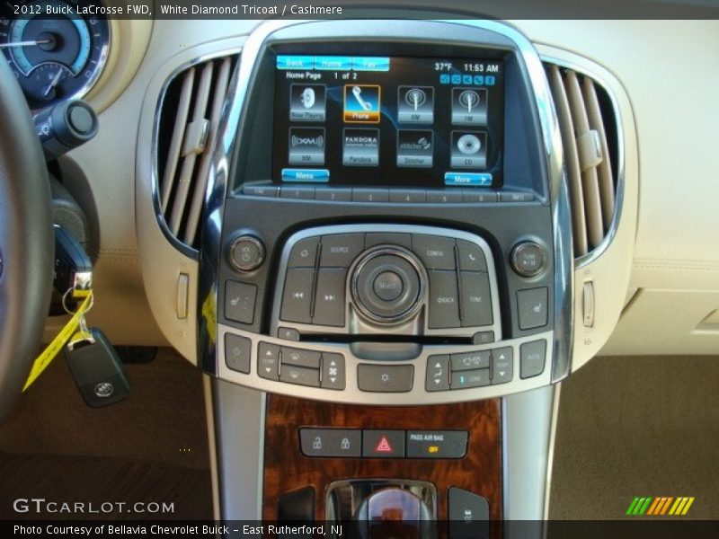 White Diamond Tricoat / Cashmere 2012 Buick LaCrosse FWD