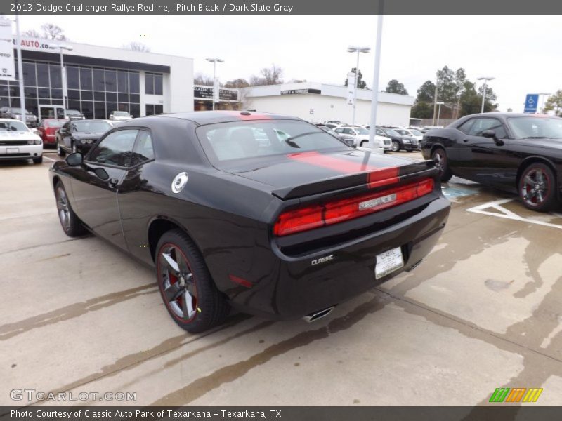 Pitch Black / Dark Slate Gray 2013 Dodge Challenger Rallye Redline