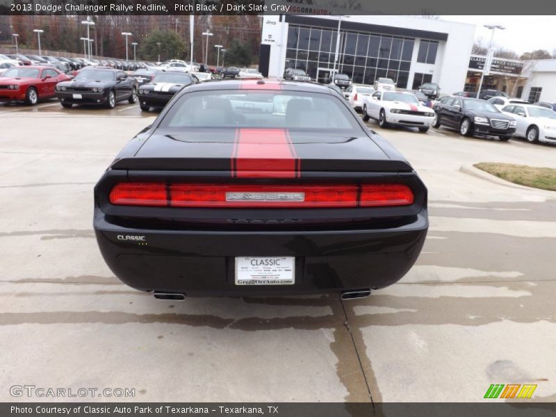Pitch Black / Dark Slate Gray 2013 Dodge Challenger Rallye Redline
