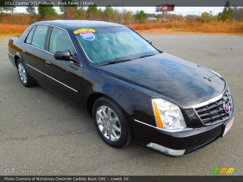 Black Raven / Ebony 2011 Cadillac DTS Premium