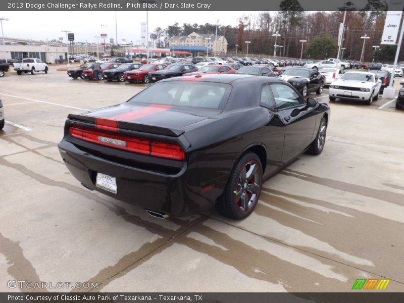 Pitch Black / Dark Slate Gray 2013 Dodge Challenger Rallye Redline