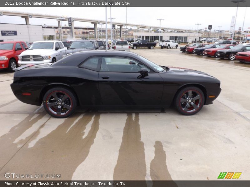 Pitch Black / Dark Slate Gray 2013 Dodge Challenger Rallye Redline