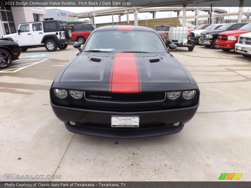 Pitch Black / Dark Slate Gray 2013 Dodge Challenger Rallye Redline