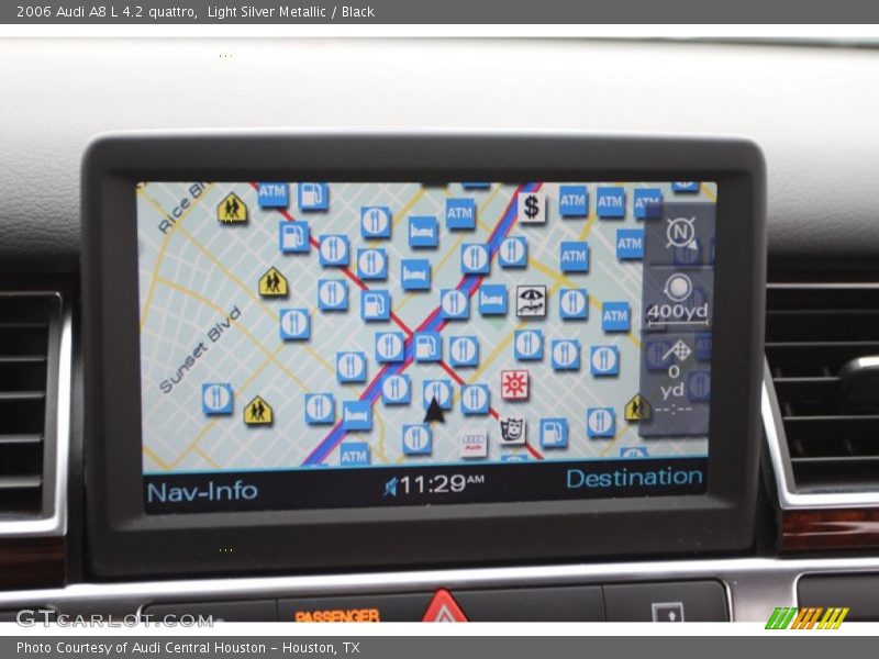 Navigation of 2006 A8 L 4.2 quattro